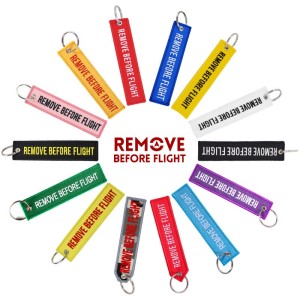 Customizable Embroidery Logo Remove Before Motorcycle Keychain