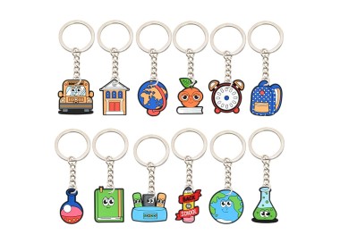 Promotional Custom logo PVC Keychain