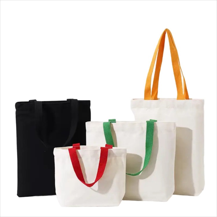 Manufacturer Custom Logo Designed Eco Friendly Canvas Shopping Bag